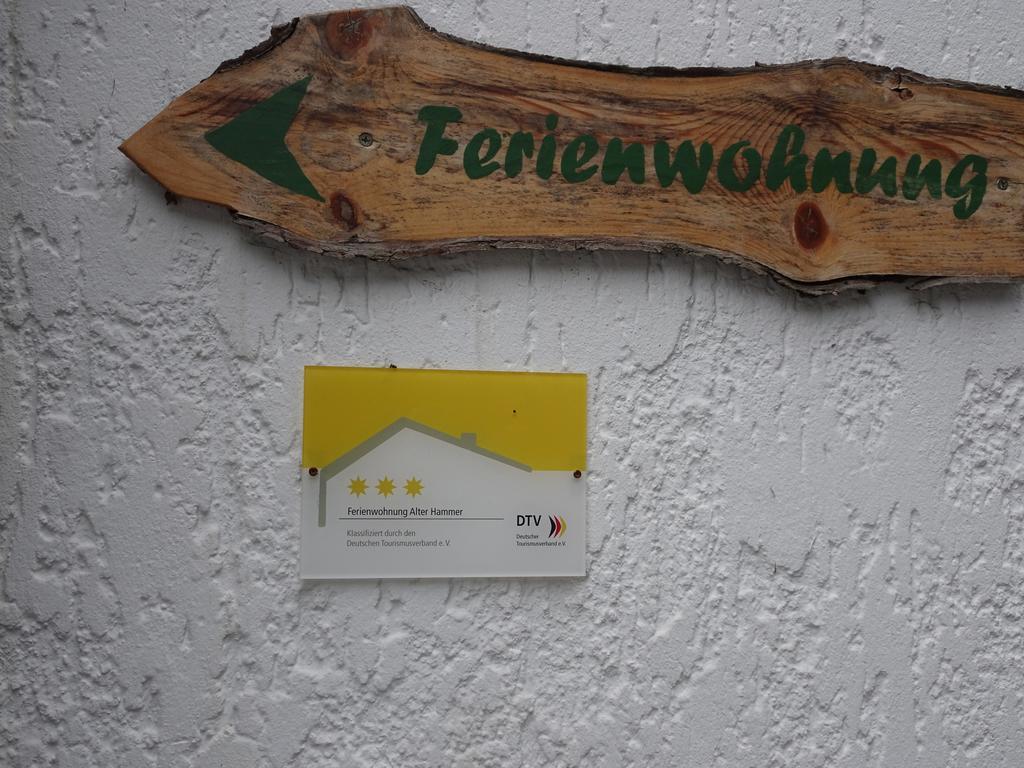 Ferienwohnung Bauer Alter Hammer Schmiedefeld am Rennsteig Bagian luar foto